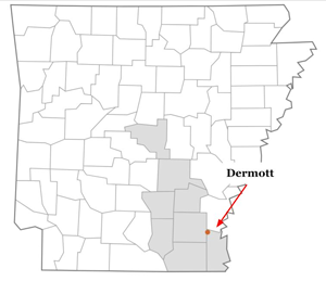 Arkansas Mainline Health System's 8-county service area.